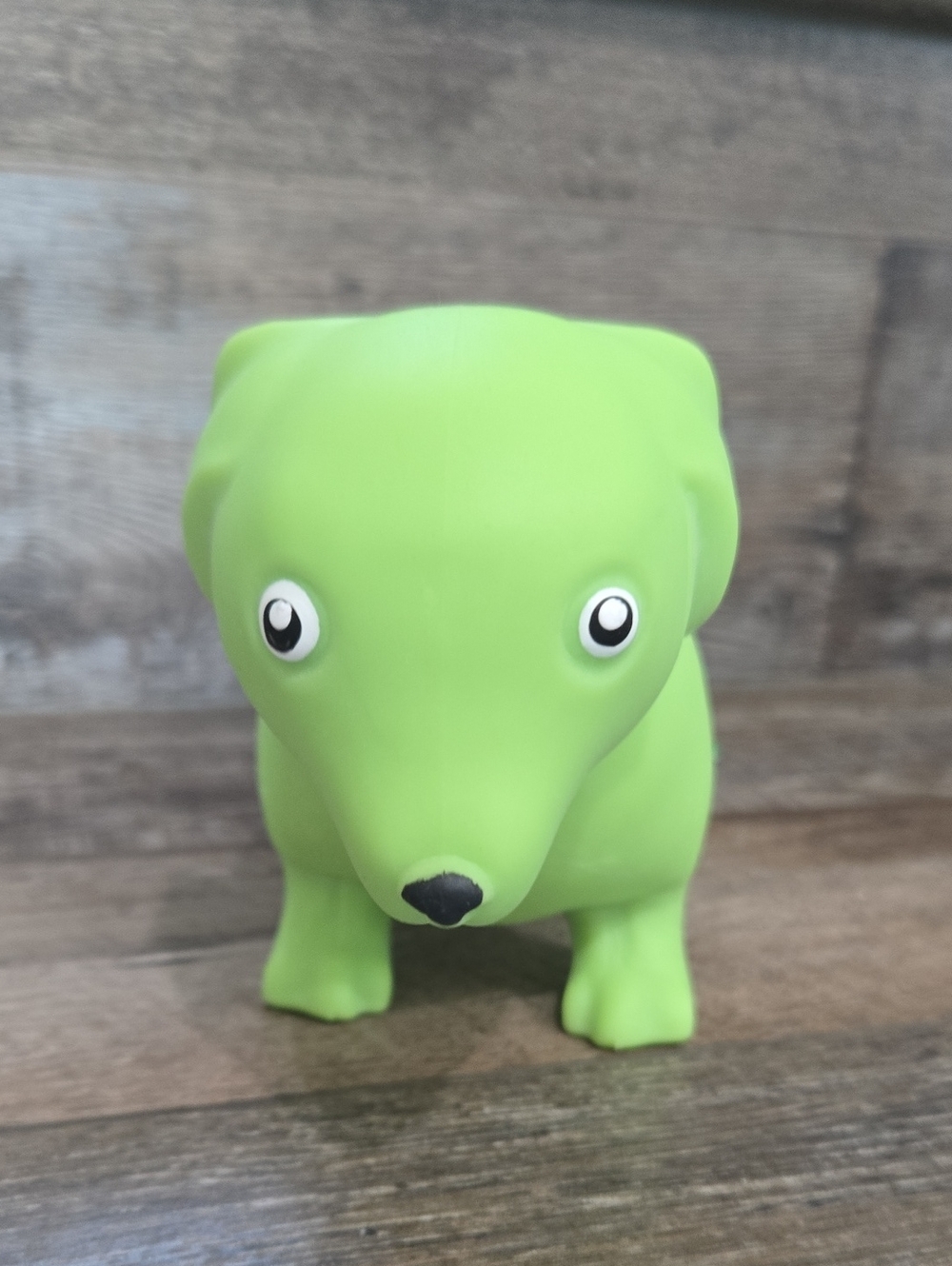 New Squeeezy Green  Dog Toy - Soft Chew Toy
